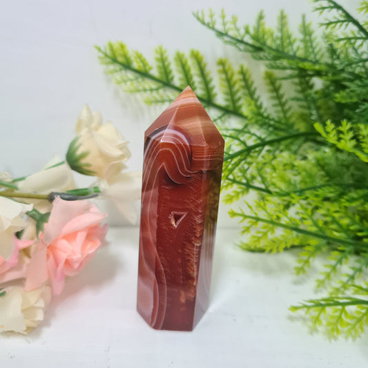 Carnelian Gemstone Point