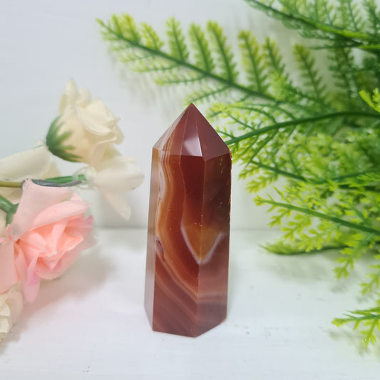 Carnelian Gemstone Point