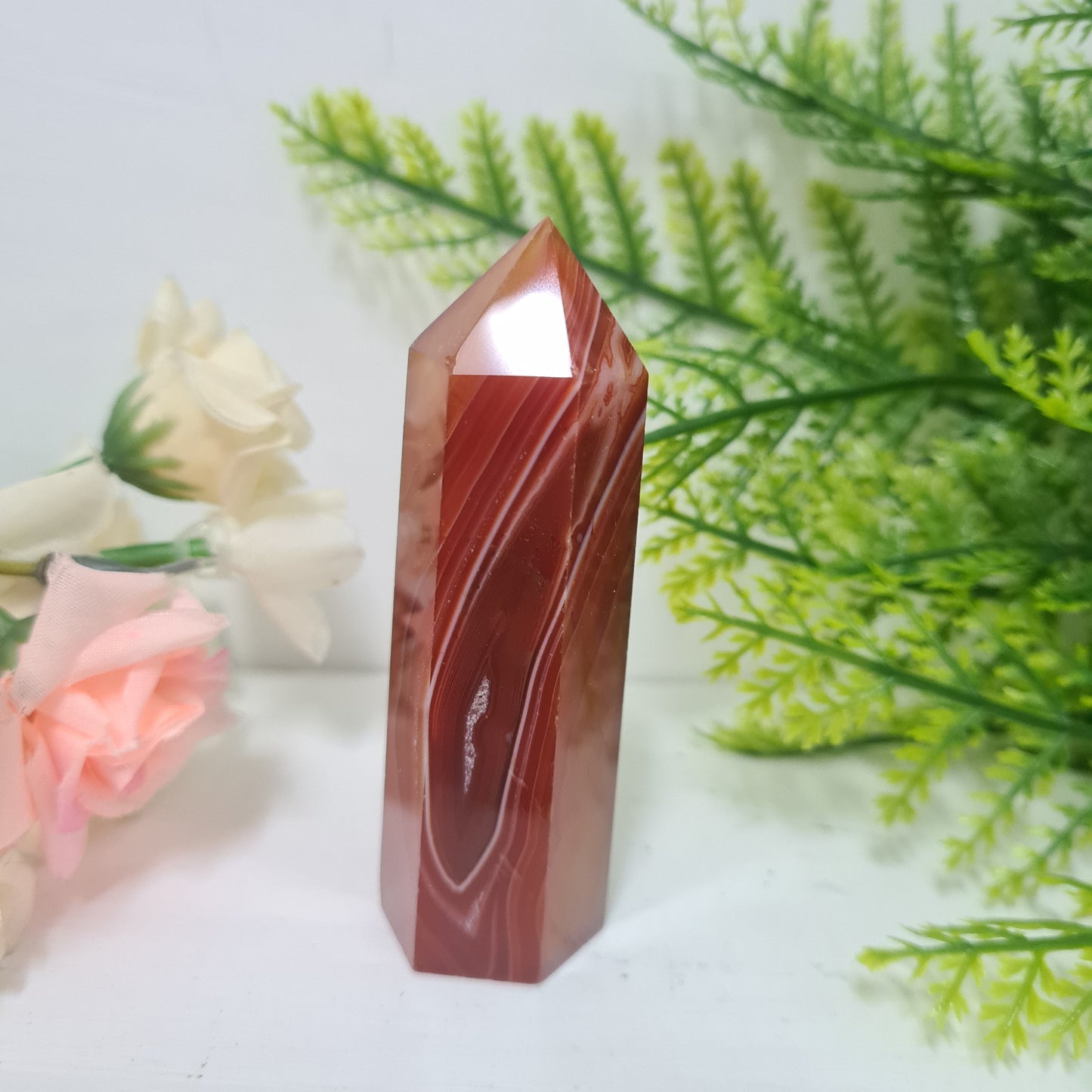 Carnelian Gemstone Point