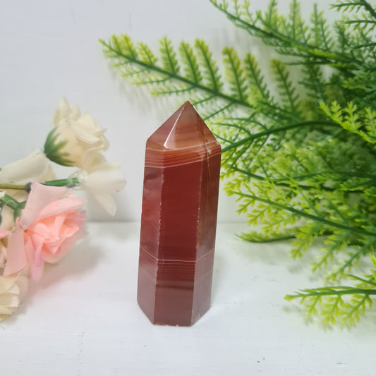 Carnelian Gemstone Point
