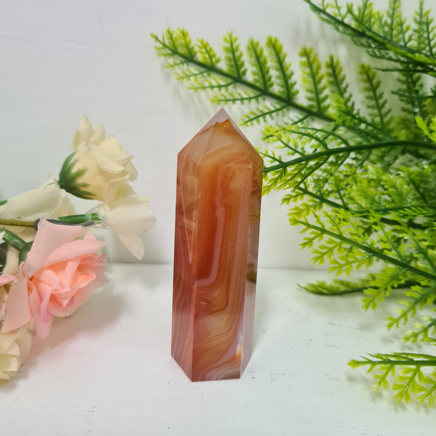 Carnelian Gemstone Point