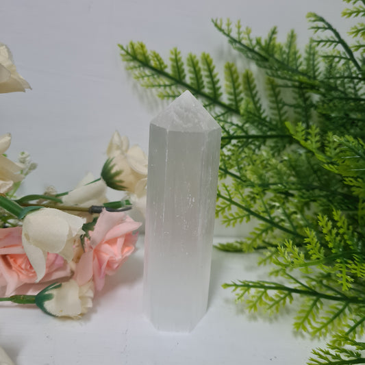 Selenite Gemstone Point