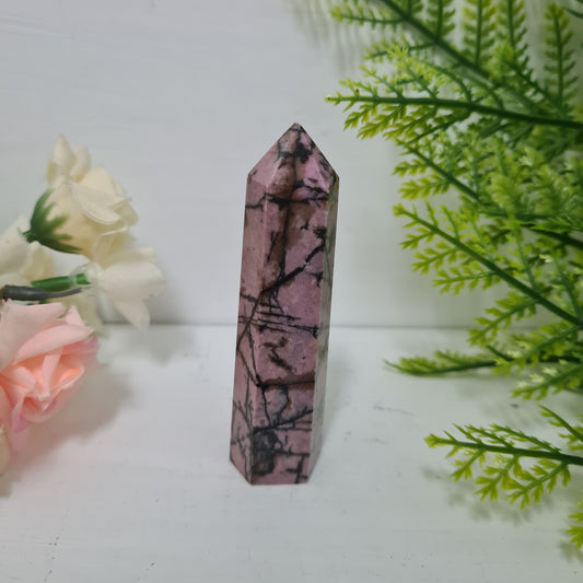 Rhodonite Gemstone Point