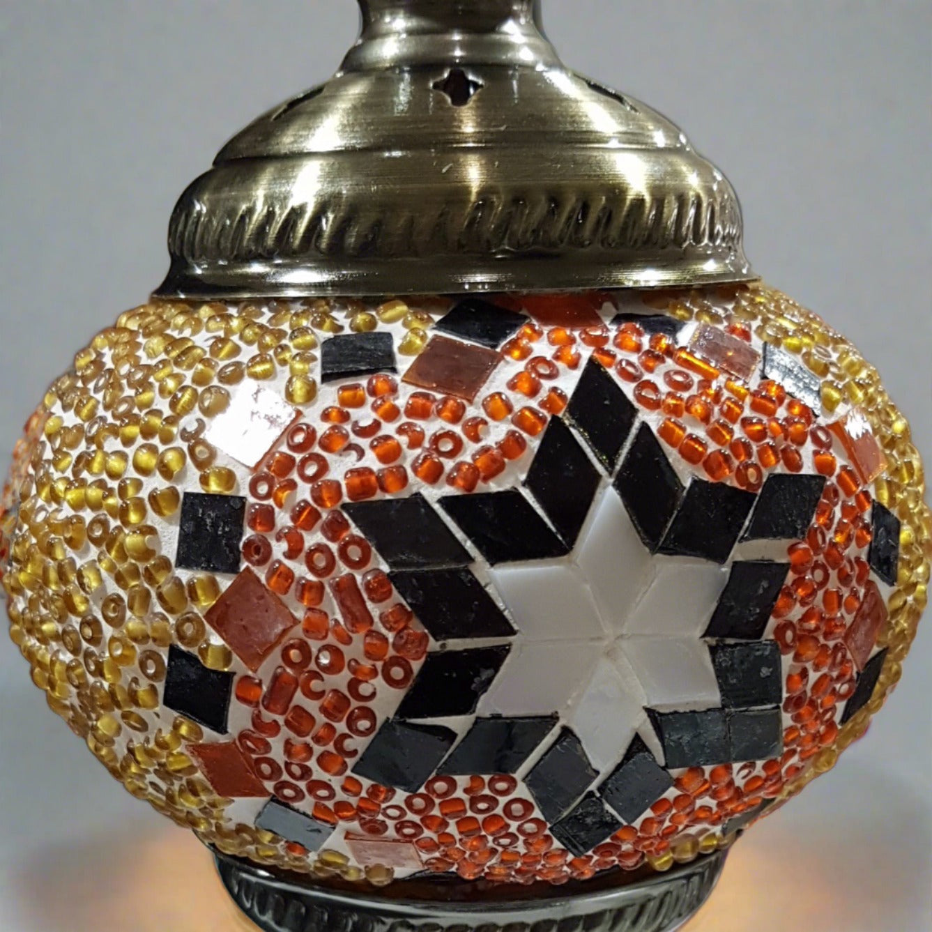 Turkish Mosaic Swan Lamp Tall TL17