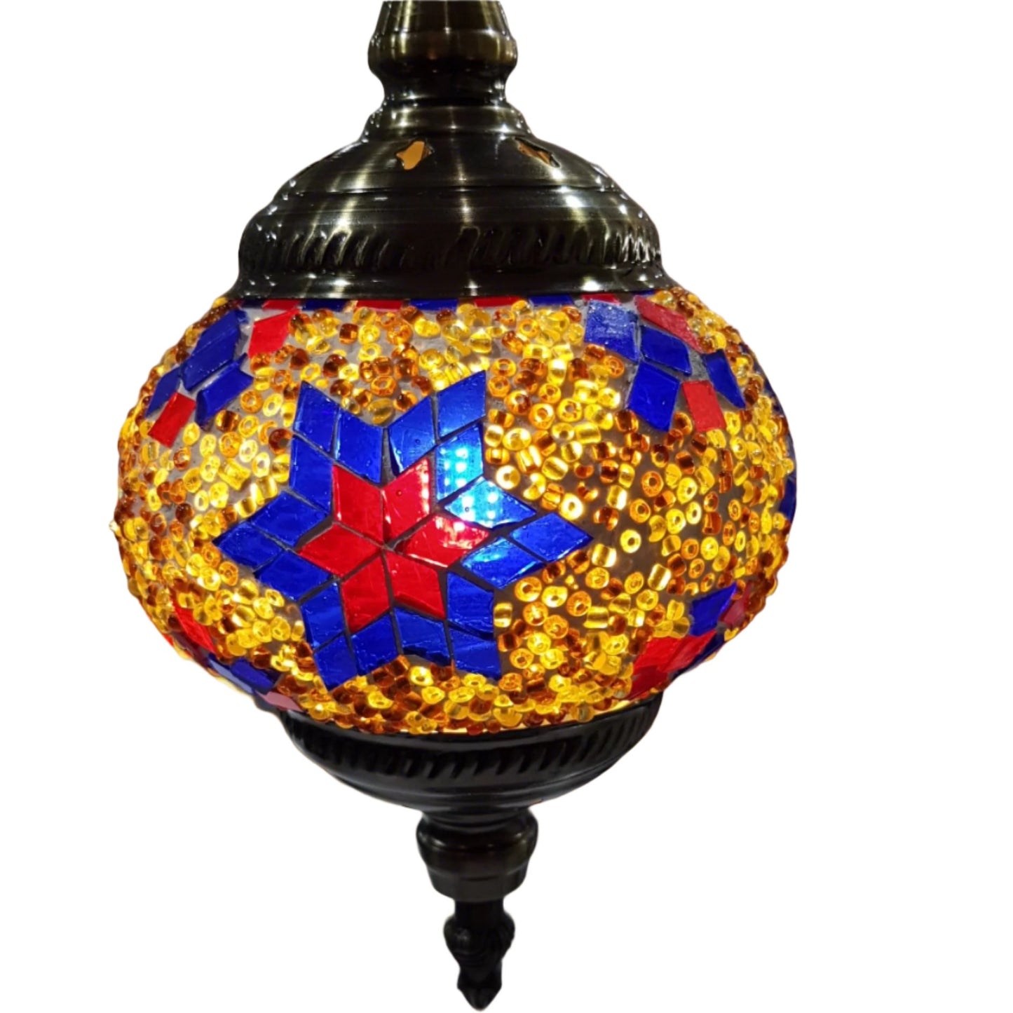 Turkish Mosaic Swan Lamp Tall TL17