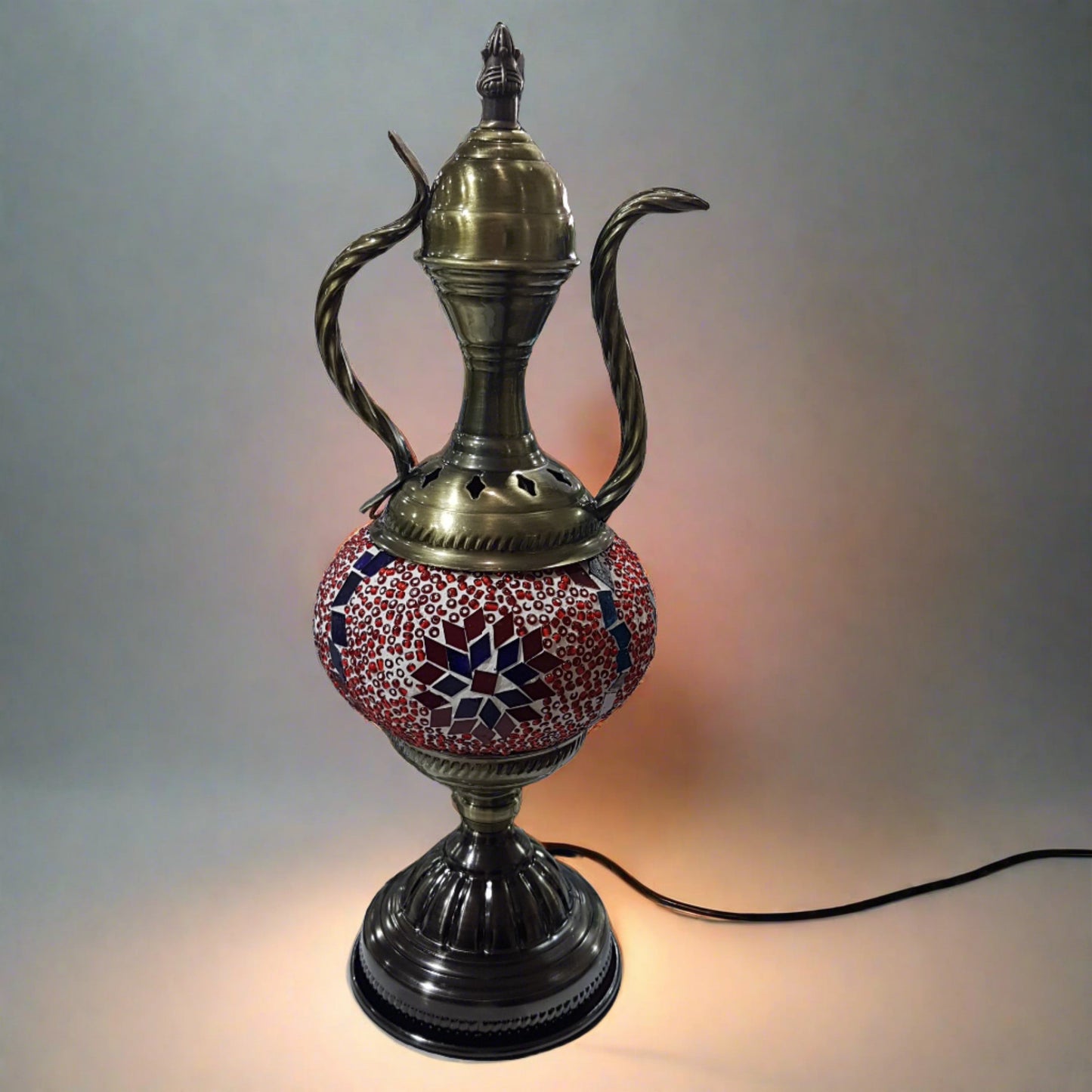 Turkish Mosaic Teapot Lamp - TL9