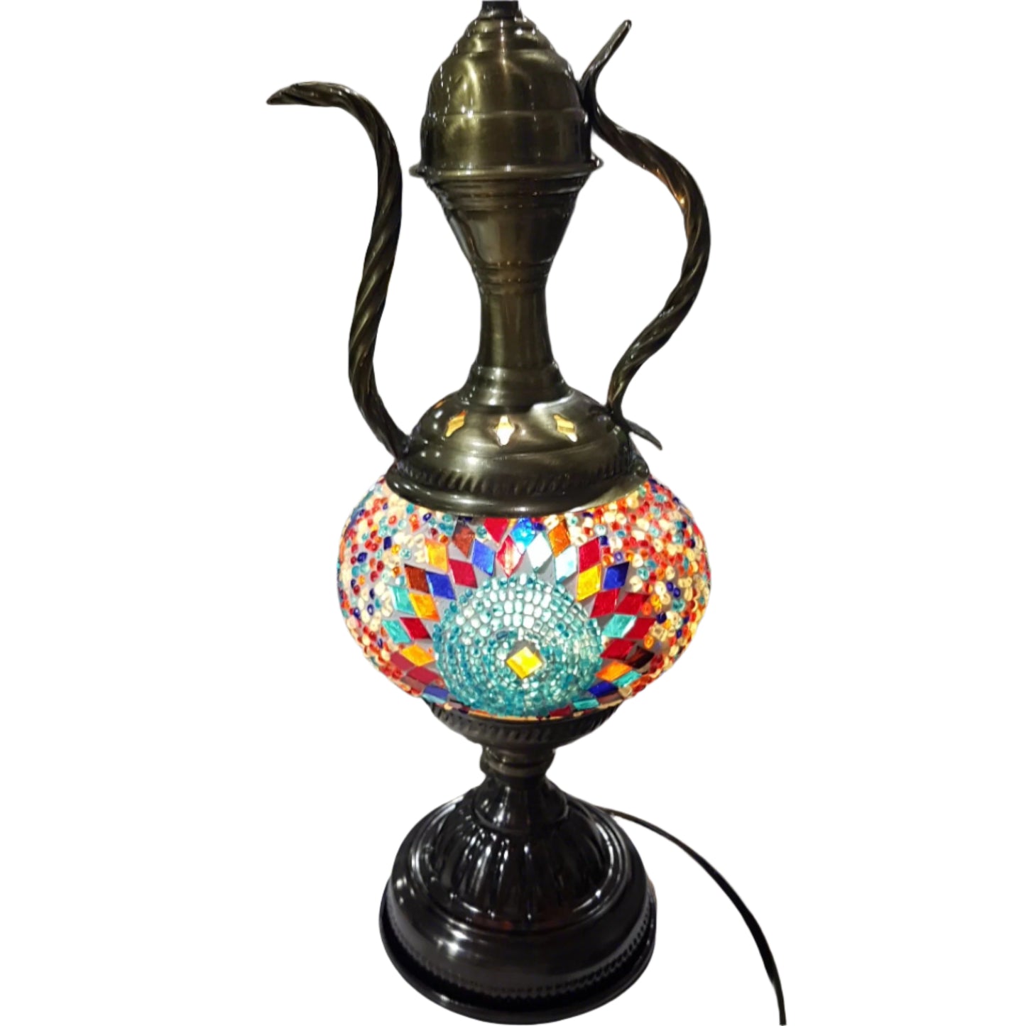 Turkish Mosaic Teapot Lamp - TL9