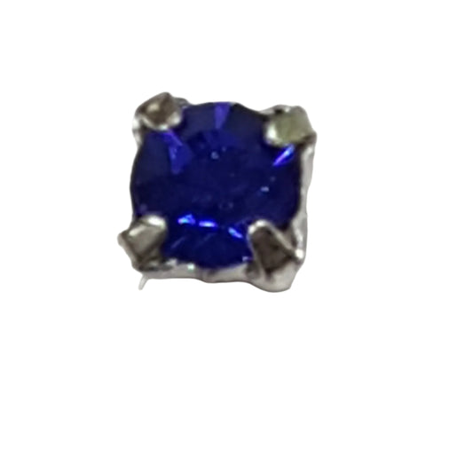 20pc Blue Sew On Rhinestones
