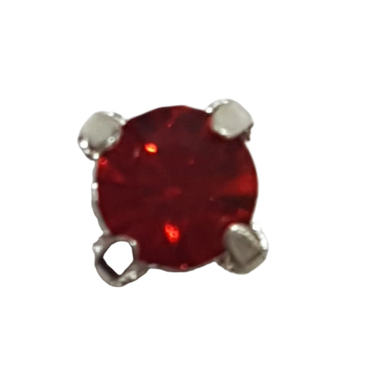 20pc Red Sew On Rhinestones