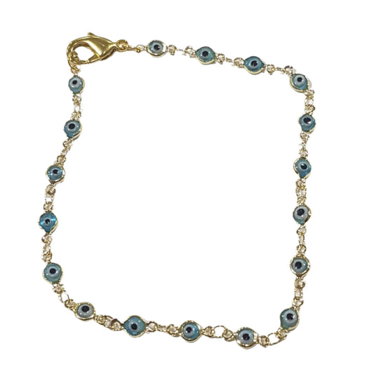 Stainless Steel Evil Eye Bracelet