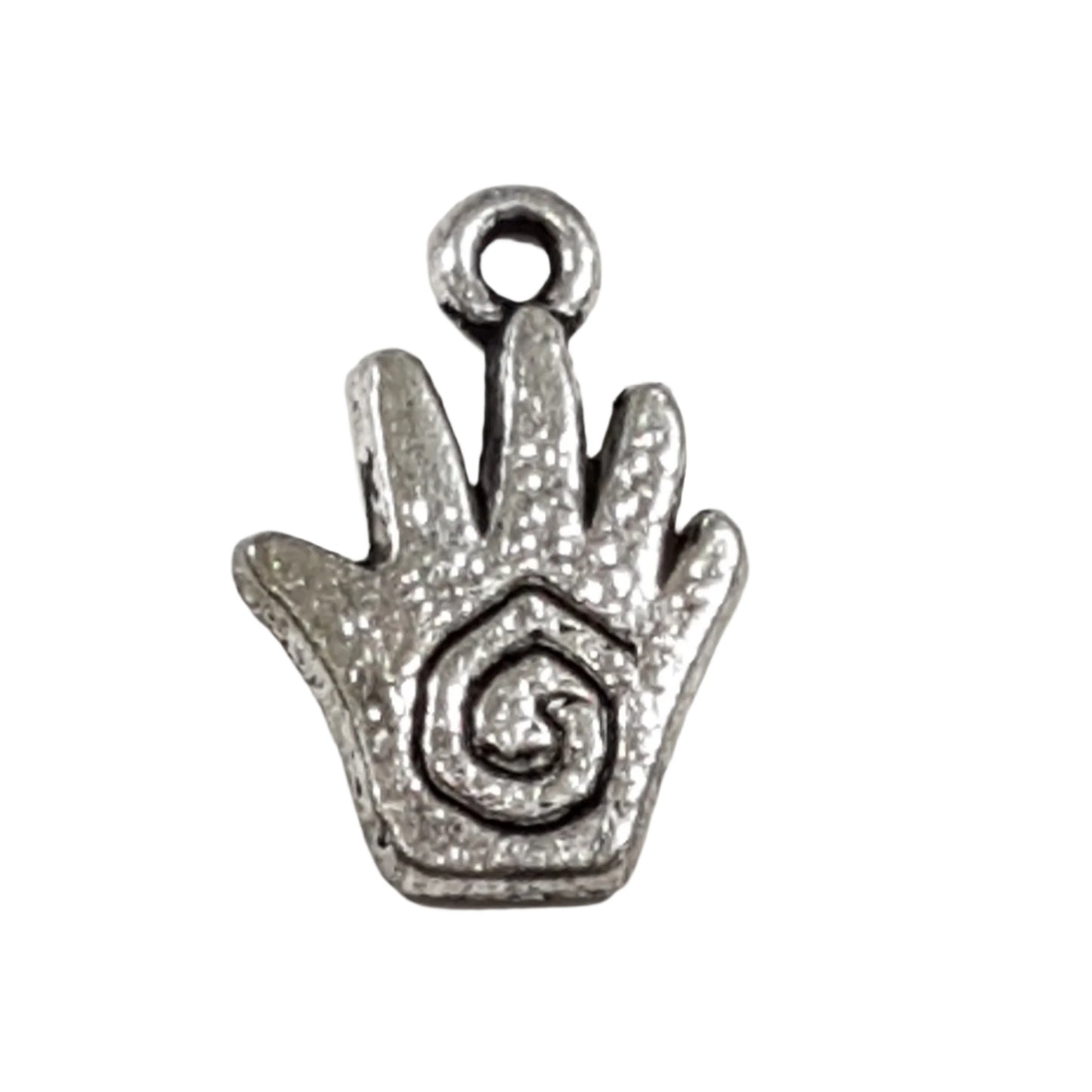 The Healing Hand Silver Charm Pendant