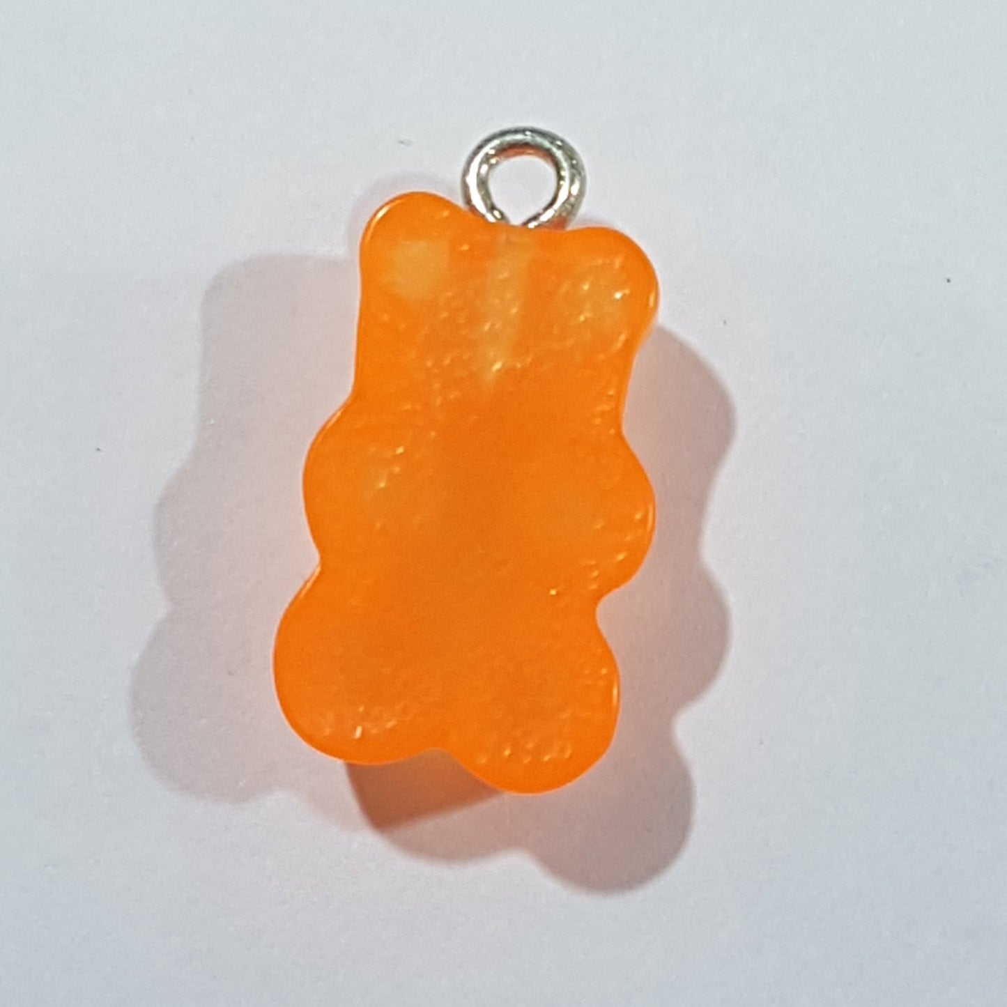 Orange Gummy Bear Charm Pendant