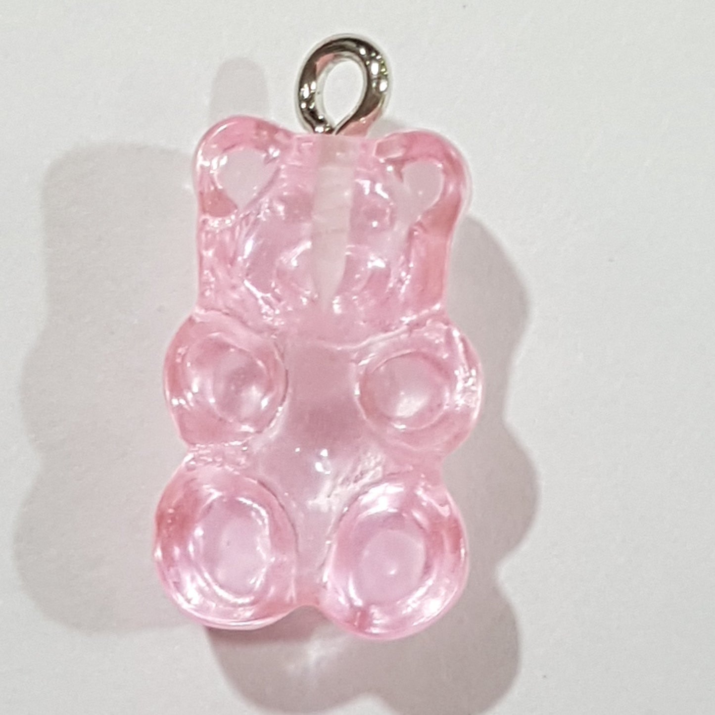 Light Pink Gummy Bear Charm Pendant