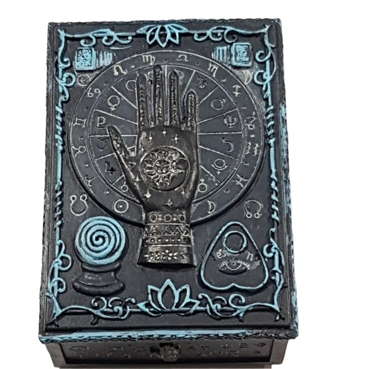 Blue Palmistry Box