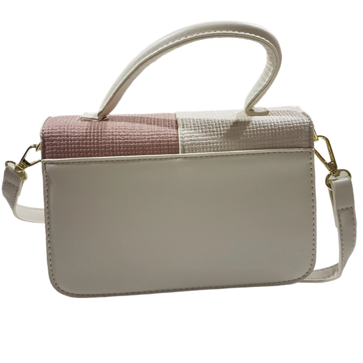 Pink & White Handbag