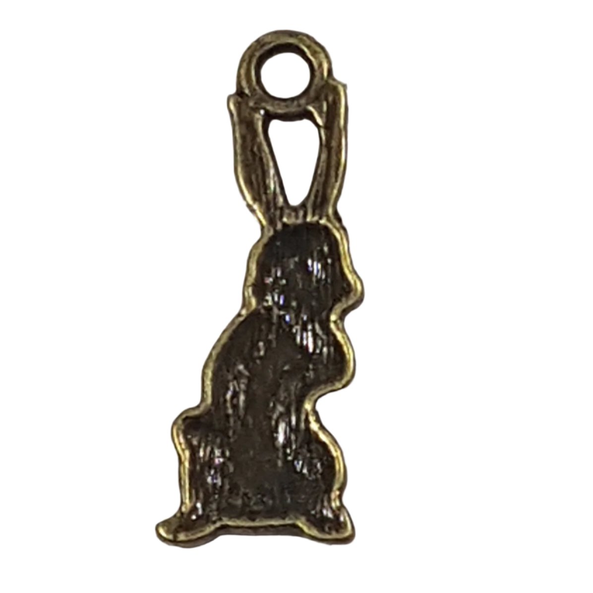 Bronze Bunny Charm