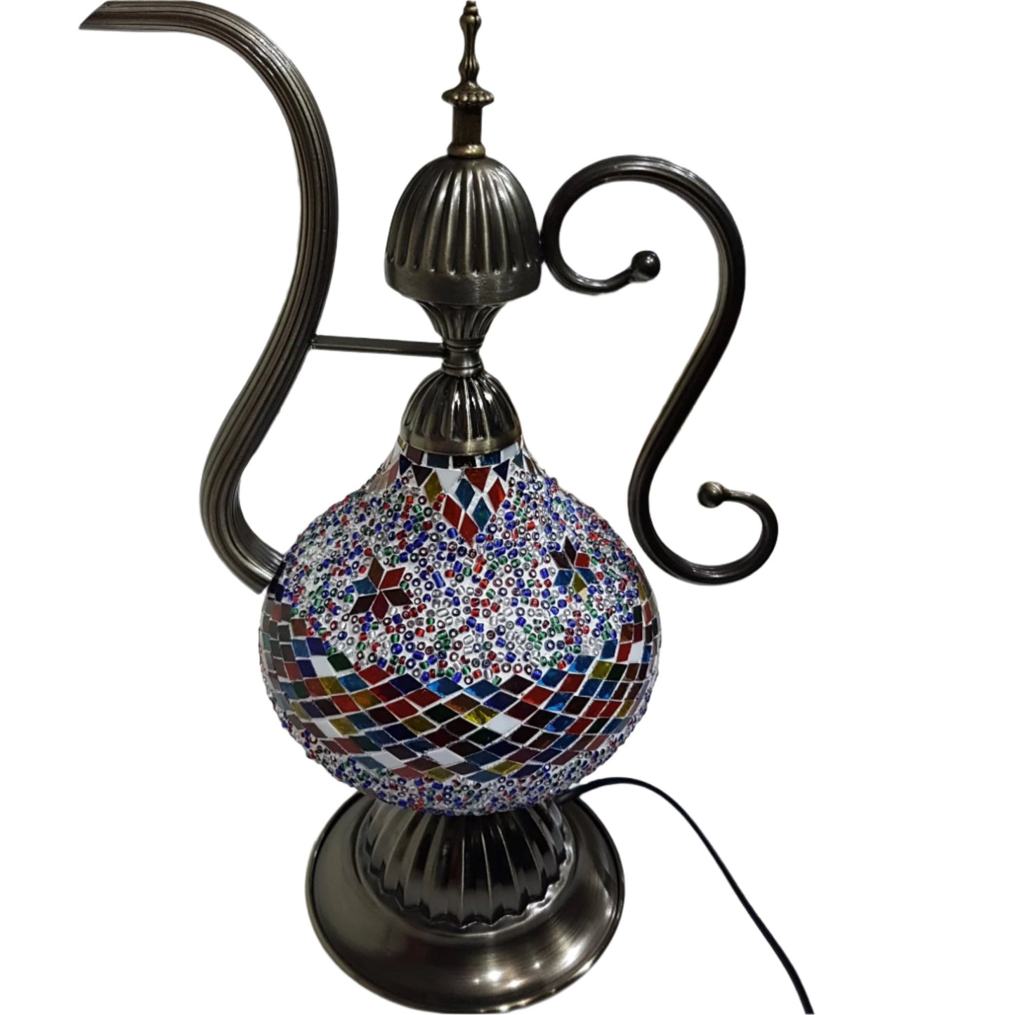 Turkish Mosaic Teapot Lamp - TL31