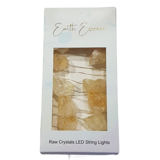 Citrine Crystal LED Fairy Lights