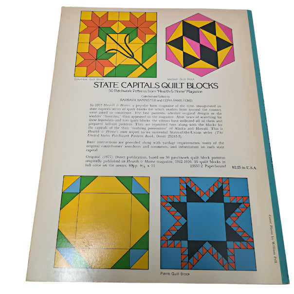 *PRELOVED* State Capitals Quilt Blocks 50 Patchwork Patterns