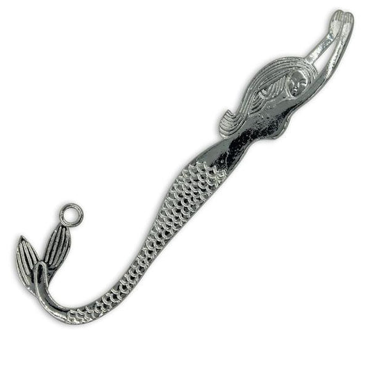 Silver Mermaid Book Mark