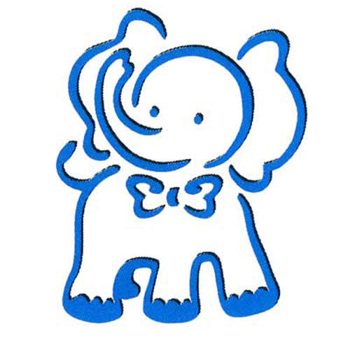 CLEARANCE! EZ Cut Elephant Double Embossing Plate
