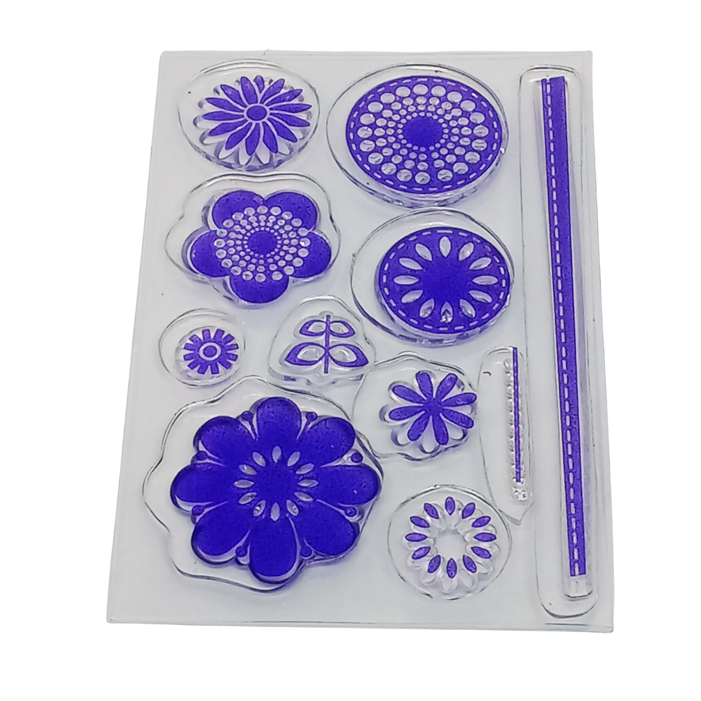 Floral Silicone Clear Stamps