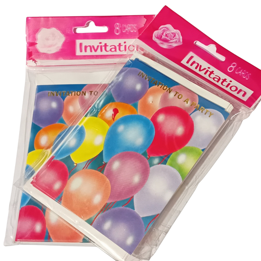 CLEARANCE! 16 Party Invitations