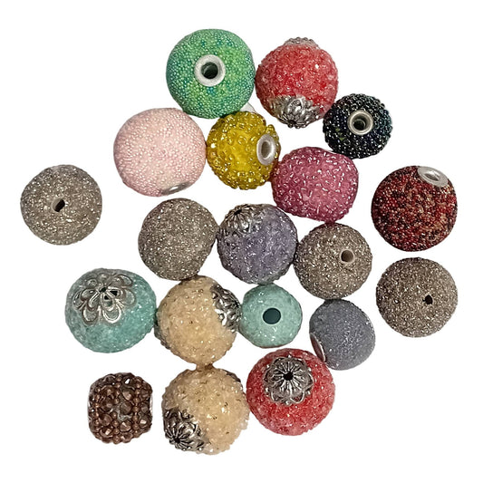 CLEARANCE! 20pc Mixed Kashmiri Beads