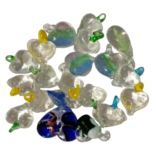 SALE! 20pc Small Lampwork Pendants