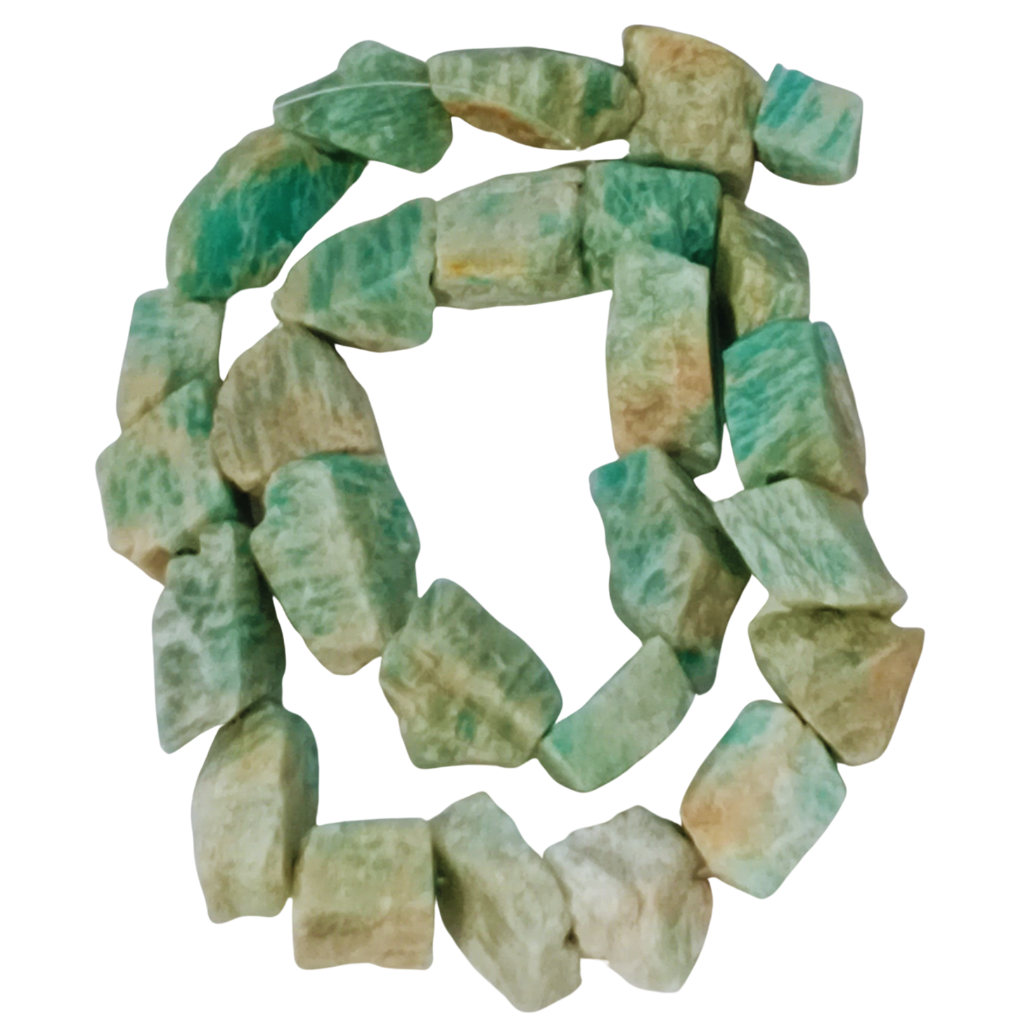 1 String Of Rough Amazonite  Chip Beads Only 1 in Stock!