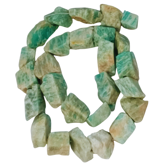 1 String Of Rough Amazonite  Chip Beads Only 1 in Stock!