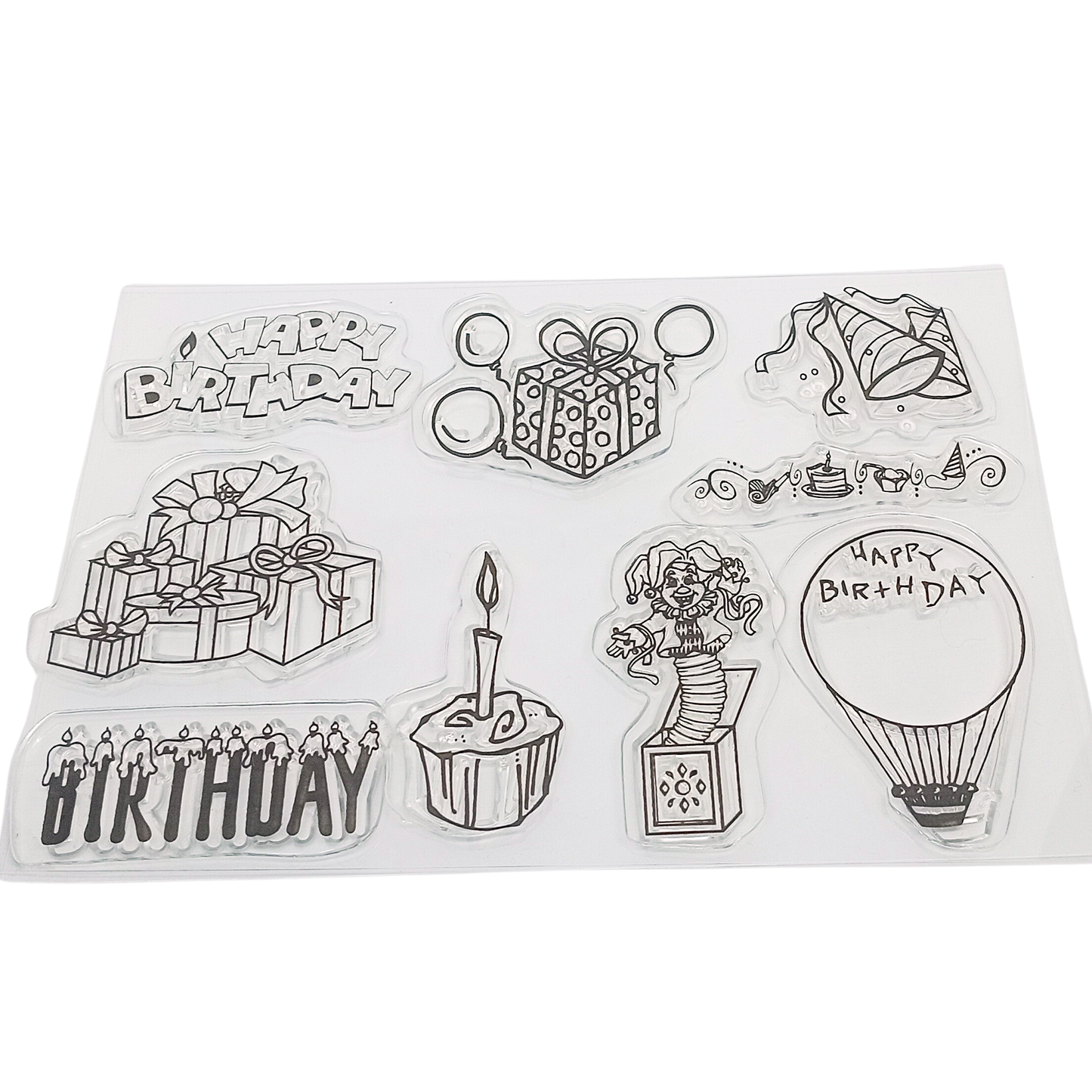 Birthday Silicone Clear Stamps