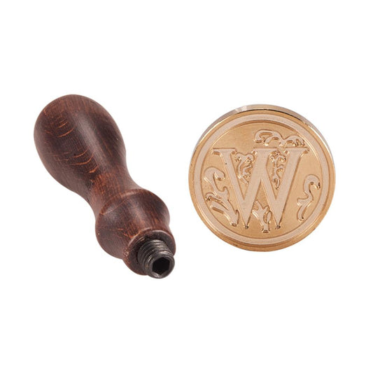 Letter W Brass Wax Seal Stamp