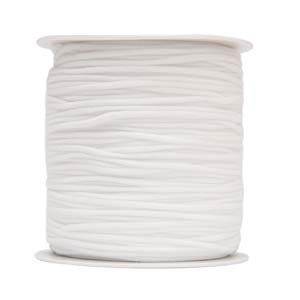 1M White Fablastic Spandex Stretch Cord 3mm