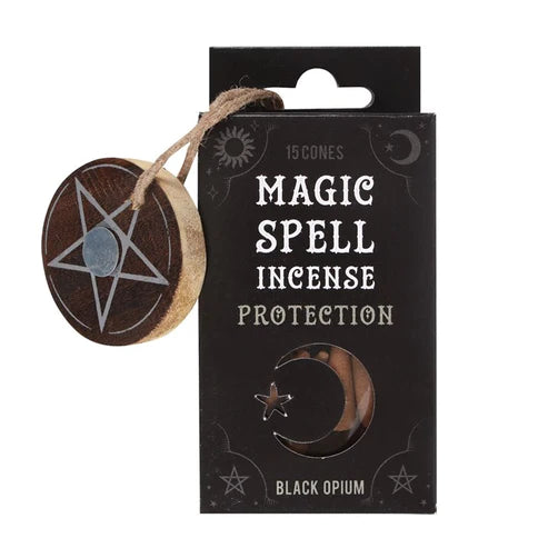 Black Opium Protection Spell Incense Cones