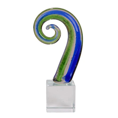 Glass Small Frond Ornament