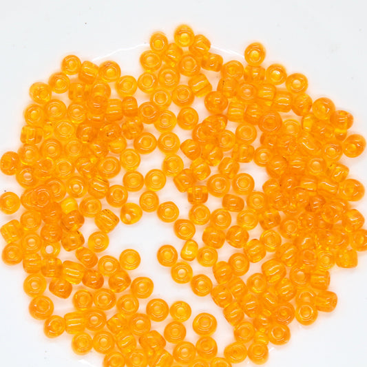 15g 8/0 3mm Orange Seed Beads
