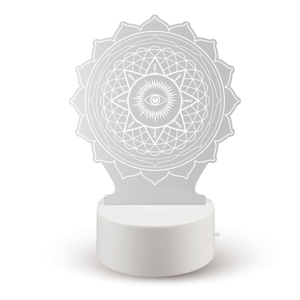 3D Tricolor LED Lamp - Tarot Eye