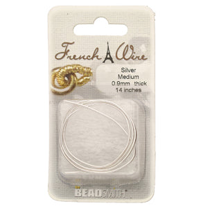 Silver French Wire 35cm