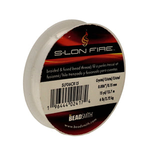 S-Lon Fire Crystal 15 Yard 6lb Bead Thread