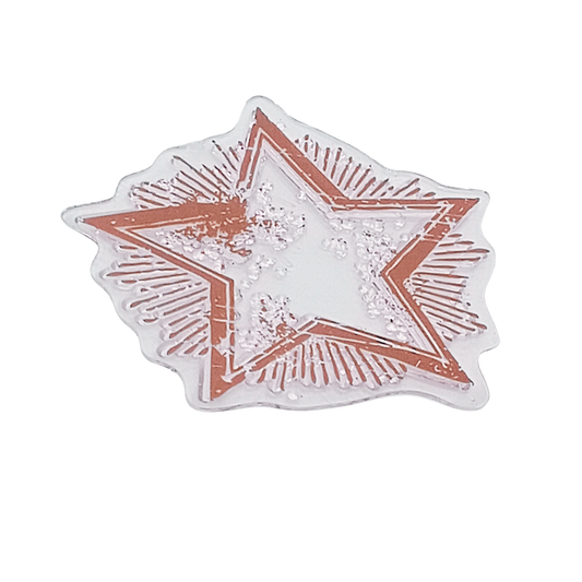 Star Silicone Clear Stamp