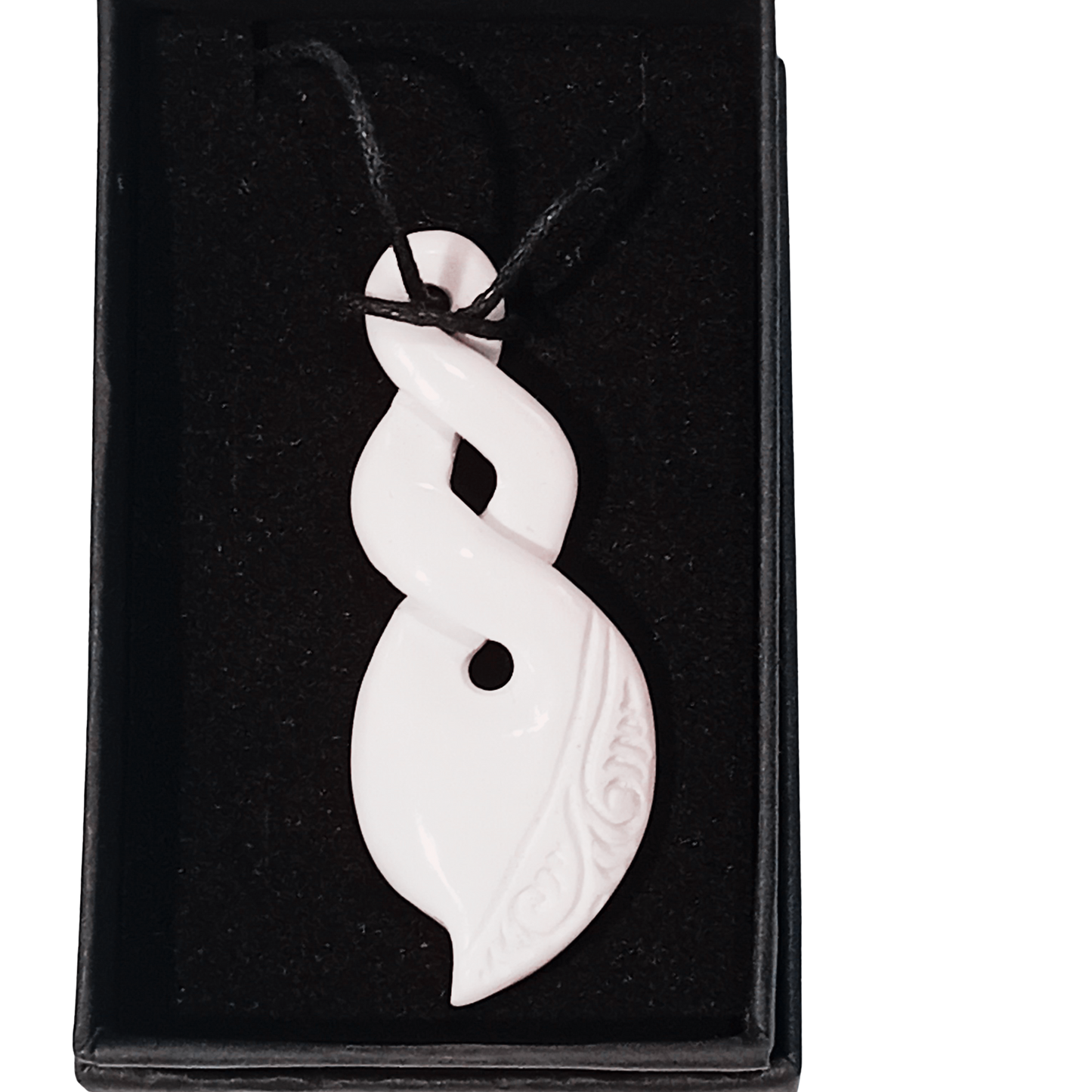 Bone Double Twist Pendant