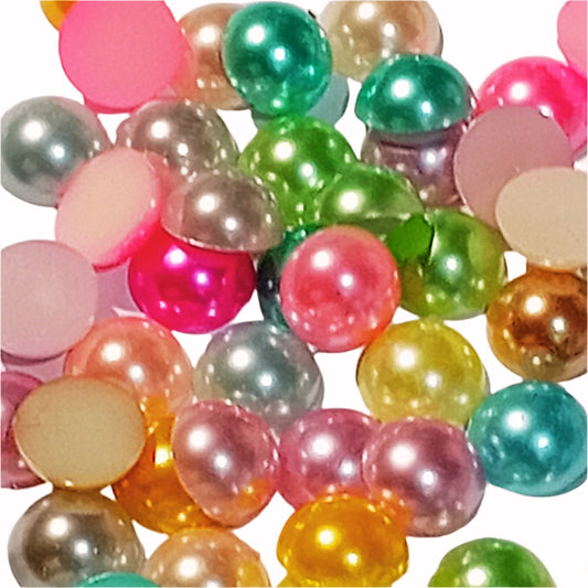 Large Bag Of Flat Back Acrylic Pearls