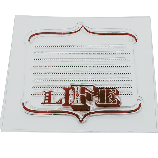 Life Silicone Clear Stamp