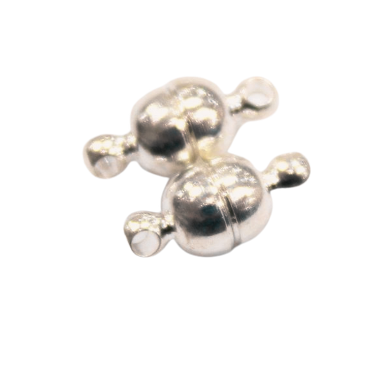 2 Sets Silver Magnetic Clasps