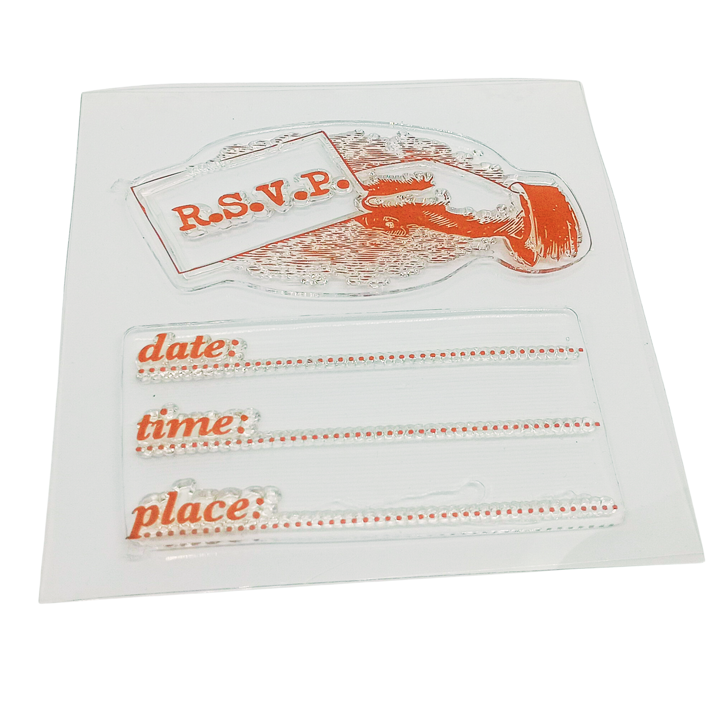 RSVP Silicone Clear Stamp
