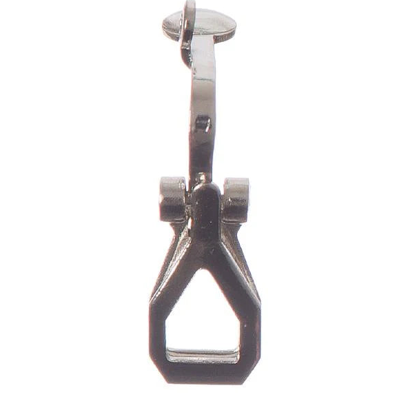 2pc Silver Clip On Earring Components