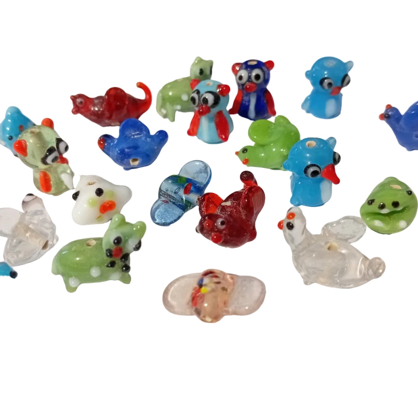 20pc Assorted Funny Animal/Shape Beads