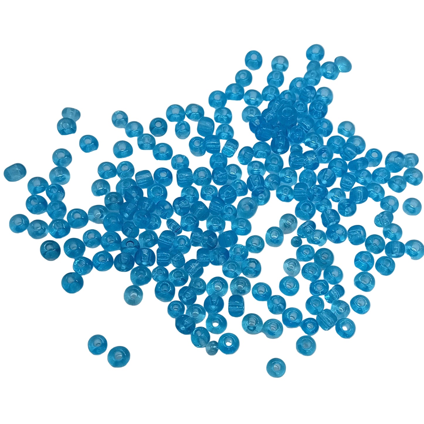 15g 6/0 4mm Light Blue Seed Beads