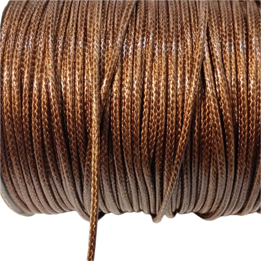 10M 3mm Light Brown Braided Cord